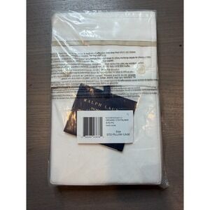 Ralph Lauren Organic Cotton Palmer Standard Pillowcase Sand Dune